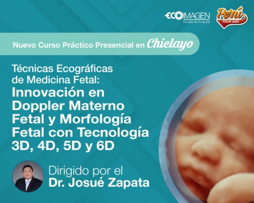 Curso Práctico Avanzado | Técnicas Ecográficas en Medicina Fetal: Innovación en Doppler Materno Fetal y Morfología Fetal con Tecnología 3D, 4D, 5D y 6D | Chiclayo 2025