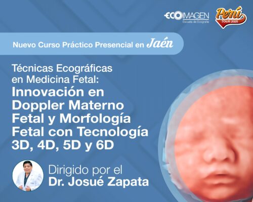 Curso Presencial | Técnicas Ecográficas de Medicina Fetal: Innovación en Doppler Materno Fetal y Morfología Fetal con Tecnología 3D, 4D, 5D y 6D| Jaén Octubre 2025