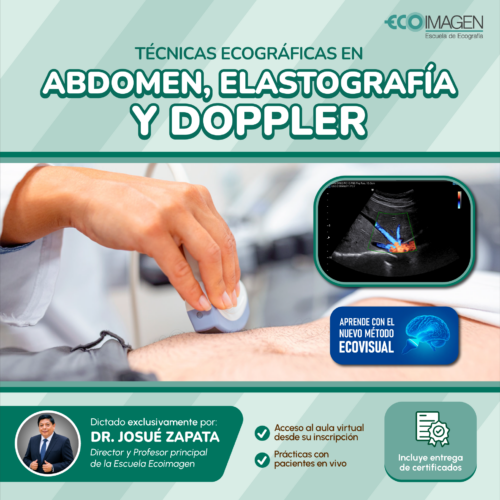 Curso Práctico | Técnicas Ecográficas en Abdomen, Elastografía y Doppler